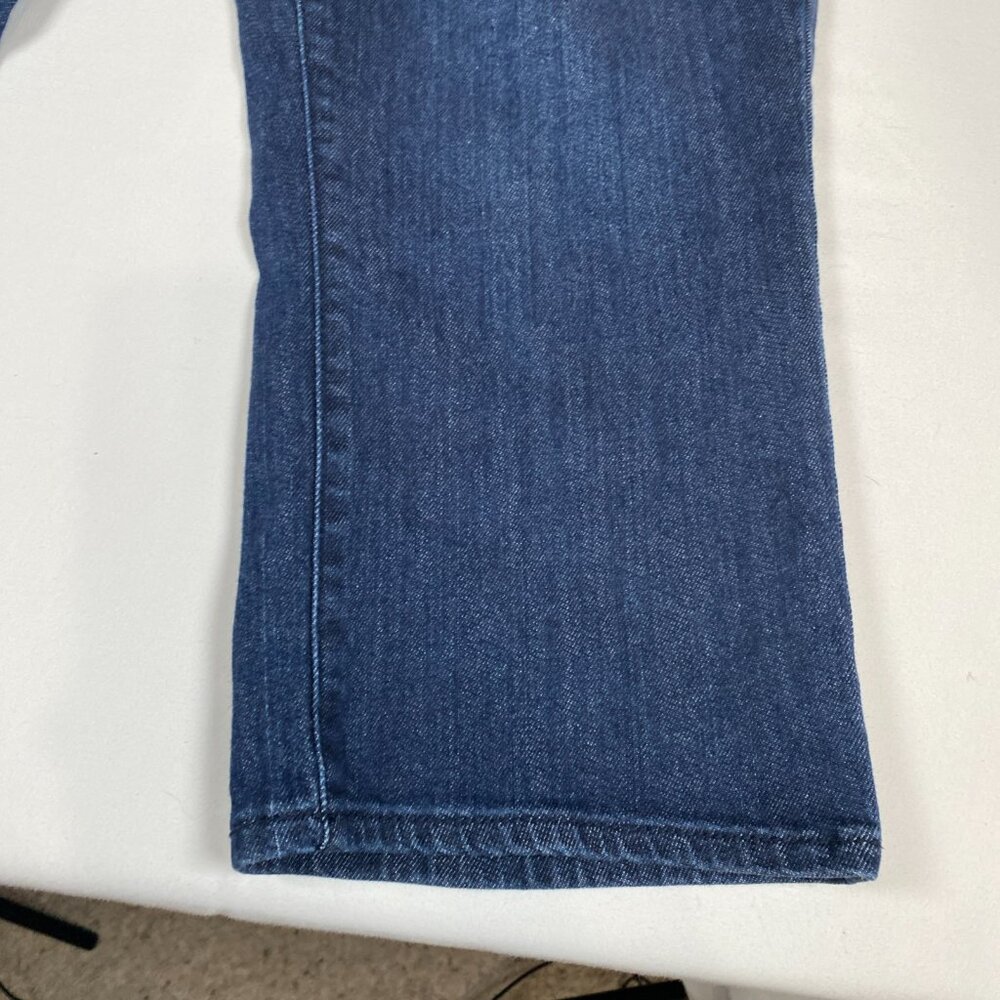 Coldwater Creek Natural Fit Capri 16 Cotton Blend Blue Jeans - Picture 2 of 6